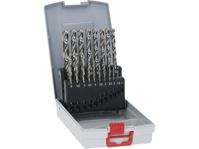 19-delni set svedrov HSS-G DIN 338 PRO Metal za kovino Bosch, 2608587013